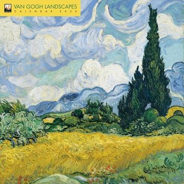 portada Vincent van Gogh Landscapes Wall Calendar 2024 (Art Calendar) 