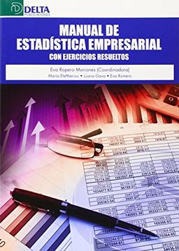 portada Manual de Estadística Empresarial: Con Ejercicios Resueltos
