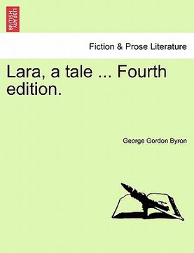 portada lara, a tale ... fourth edition. (in English)