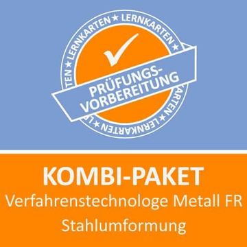 portada Kombi-Paket Verfahrenstechnologe Metall fr Stahlumformung Lernkarten