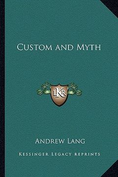 portada custom and myth (en Inglés)