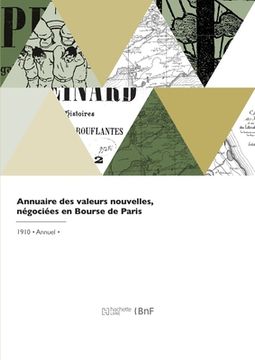 portada Annuaire des valeurs nouvelles, négociées en Bourse de Paris (en Francés)