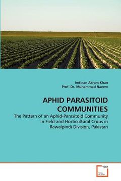 portada aphid parasitoid communities (en Inglés)