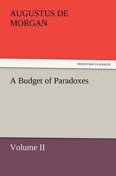 portada a budget of paradoxes, volume ii (en Inglés)