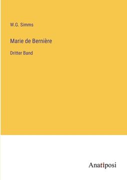 portada Marie de Bernière: Dritter Band (en Alemán)