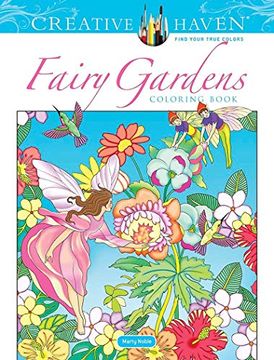 portada Creative Haven Fairy Gardens Coloring Book (en Inglés)