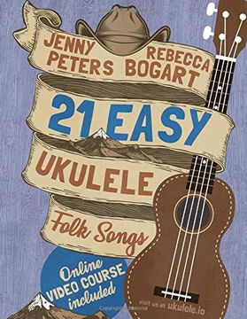 portada 21 Easy Ukulele Folk Songs (Beginning Ukulele Songs) (en Inglés)