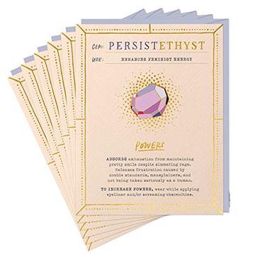 portada 6-Pack em & Friends Persistethyst Fantasy Stone Greeting Cards and Envelopes (no Pin) (en Inglés)