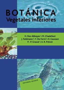 portada Botanica: Vegetales Inferiores (in Spanish)