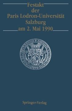 portada Festakt der Paris Lodron-Universität Salzburg am 2. Mai 1990 (German Edition)