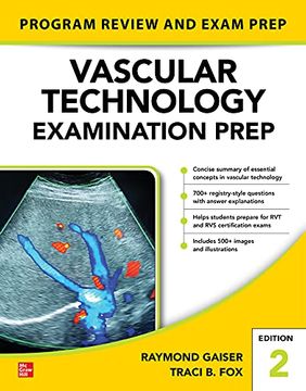 portada Vascular Technology Examination Prep, Second Edition (en Inglés)