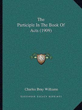 portada the participle in the book of acts (1909)