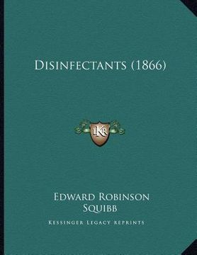 portada disinfectants (1866) (en Inglés)