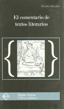 portada El Comentario de Textos Literarios (in Spanish)