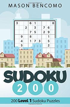 portada Sudoku 200: Easy Beginner Sudoku Puzzles (Volume 1) (en Inglés)