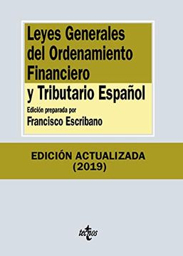 portada Leyes Generales del Ordenamiento Financiero y Tributario Español