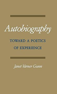 portada Autobiography: Toward a Poetics of Experience (en Inglés)