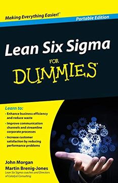 portada Lean six Sigma for Dummies, Portable Edition (en Inglés)