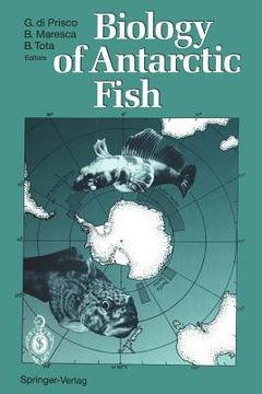 portada biology of antarctic fish (en Inglés)