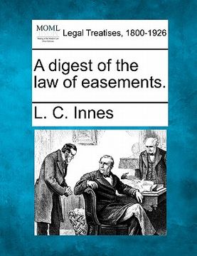 portada a digest of the law of easements. (en Inglés)