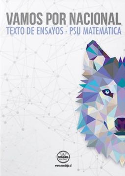 portada “Vamos Por Nacional”, texto de ensayos para la PSU Matemática 2da Edición