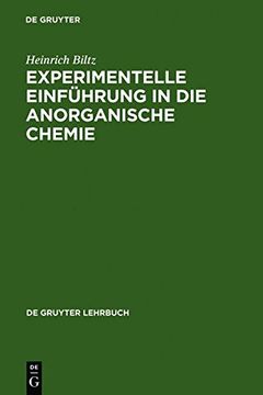 portada Experimentelle Einfuhrung in Die Anorganische Chemie (de Gruyter Lehrbuch)