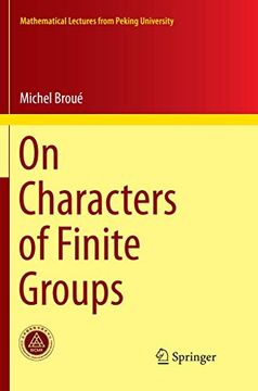 portada On Characters of Finite Groups (en Inglés)