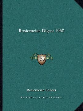 portada rosicrucian digest 1960 (en Inglés)