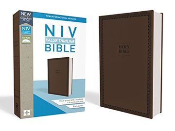 portada NIV, Value Thinline Bible, Imitation Leather, Brown (en Inglés)