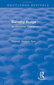 portada Routledge Revivals: Barnaby Rudge (1987 ): An Annotated Bibliography 