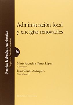 portada Administración local y energias renovables (Estudios Derecho Administrativo)