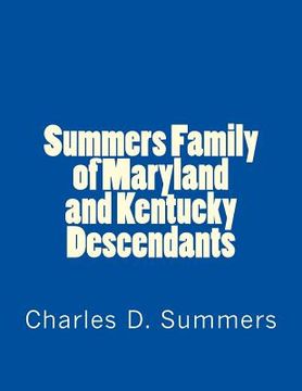 portada Summers Family of Maryland and Kentucky Descendants