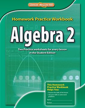 portada algebra 2 homework practice workbook, ccss