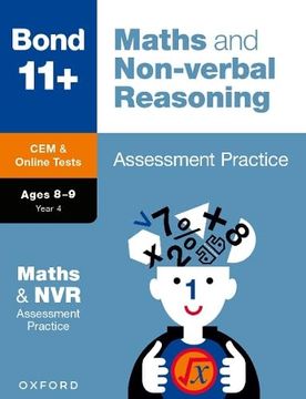 portada Bond 11+ cem Maths & Non-Verbal Reasoning Assessment Papers 8-9 Years