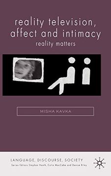 portada Reality Television, Affect and Intimacy (en Inglés)