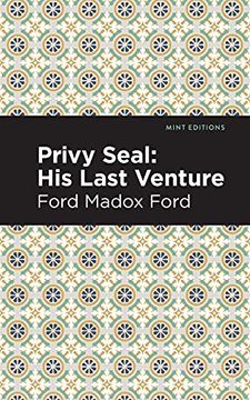 portada Privy Seal: His Last Venture (Mint Editions) (in English)