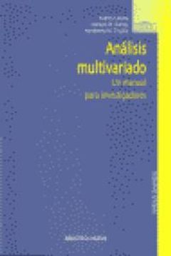 portada Análisis multivariado. Un manual para investigadores (in Spanish)