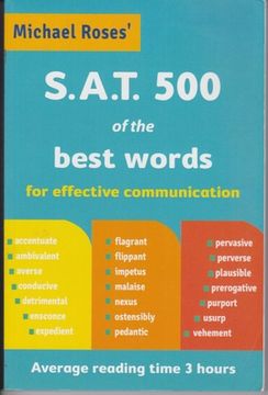 portada SAT 500 of the Best Words