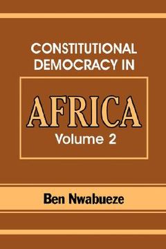 portada constitutional democracy in africa vol 2 (en Inglés)