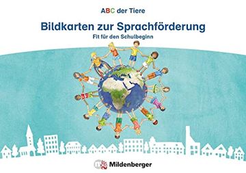 portada Abc der Tiere - fit für den Schulbeginn - Bildkarten zur Sprachförderung (en Alemán)