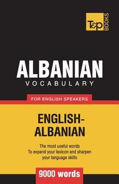 portada Albanian vocabulary for English speakers - 9000 words (in English)
