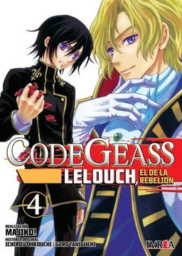 portada Code Geass Lelouch 4 el de la Rebelion