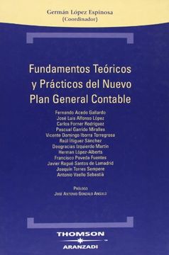portada Fundamentos Teóricos Y Prácticos Del Nuevo Plan General Contable (in Spanish)