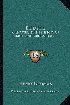 portada bodyke: a chapter in the history of irish landlordism (1887)