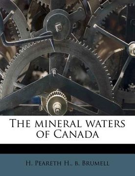 portada the mineral waters of canada (en Inglés)