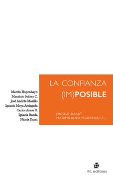 portada La Confianza (Im)Posible (in Spanish)