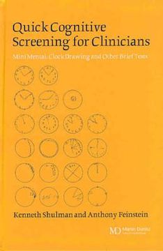 portada quick cognitive screening for clinicians: mini mental, clock-drawing and other brief tests (en Inglés)