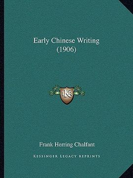 portada early chinese writing (1906)