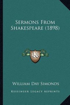 portada sermons from shakespeare (1898) (en Inglés)