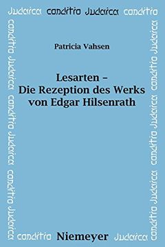 portada Lesarten die Rezeption des Werks von Edgar Hilsenrath (in German)
